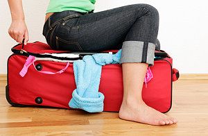 Koffer packen für den Urlaub