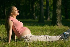 Frau nicht schwanger dicker bauch Flacher Bauch