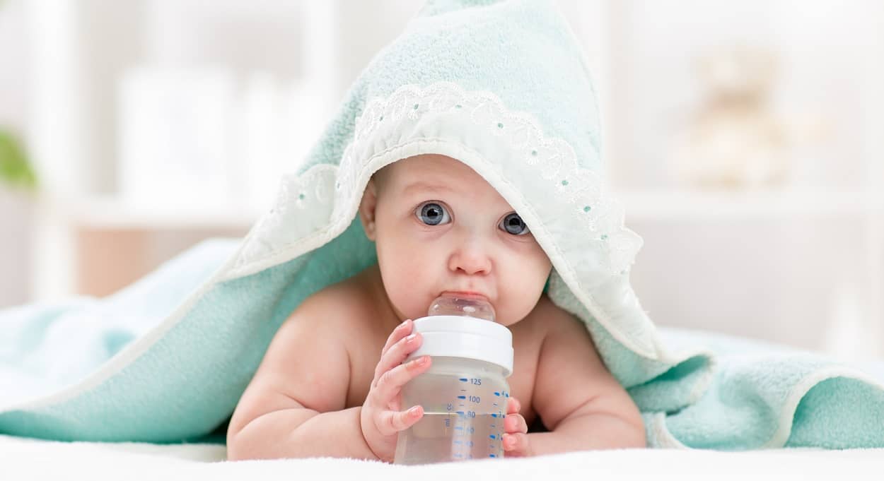 Durchfall bei Babys - Viel trinken hilft