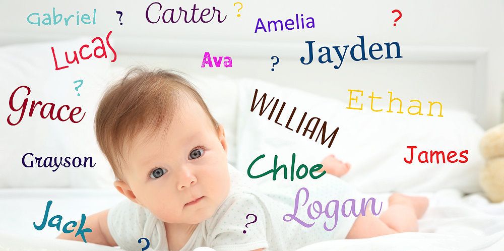 Verschiedene Namen für Babys