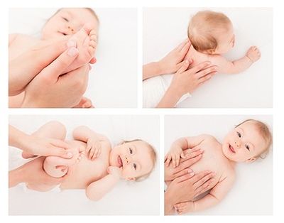 Baby-Wellness Massagen