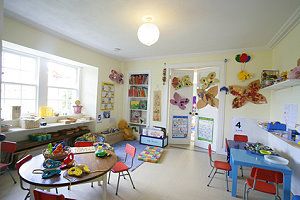 Ein Zimmer im Kindergarten