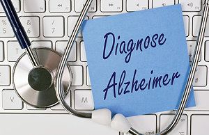 Zettel: Diagnose Alzheimer