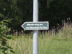 Wanderweg in Brandenburg